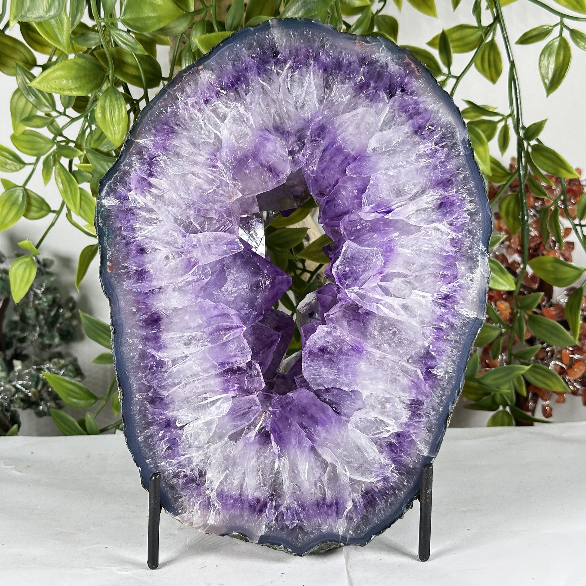 Amethyst Crystal Geode - Gem Avenue Retail