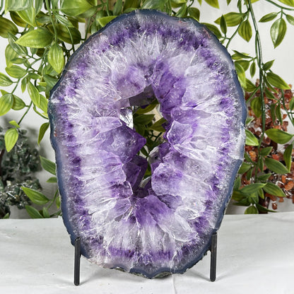 Amethyst Crystal Geode - Gem Avenue Retail