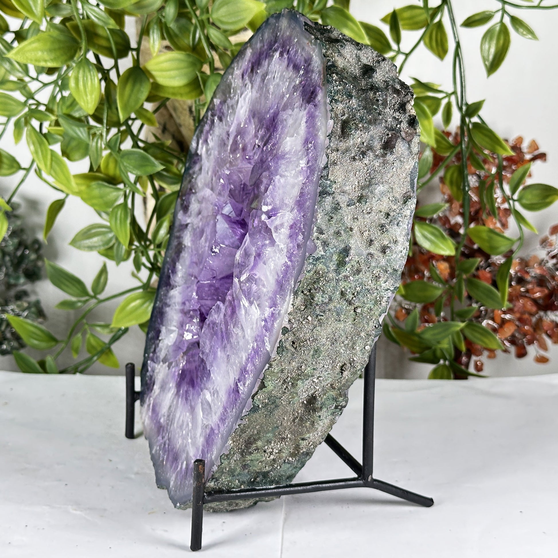 Amethyst Crystal Geode - Gem Avenue Retail