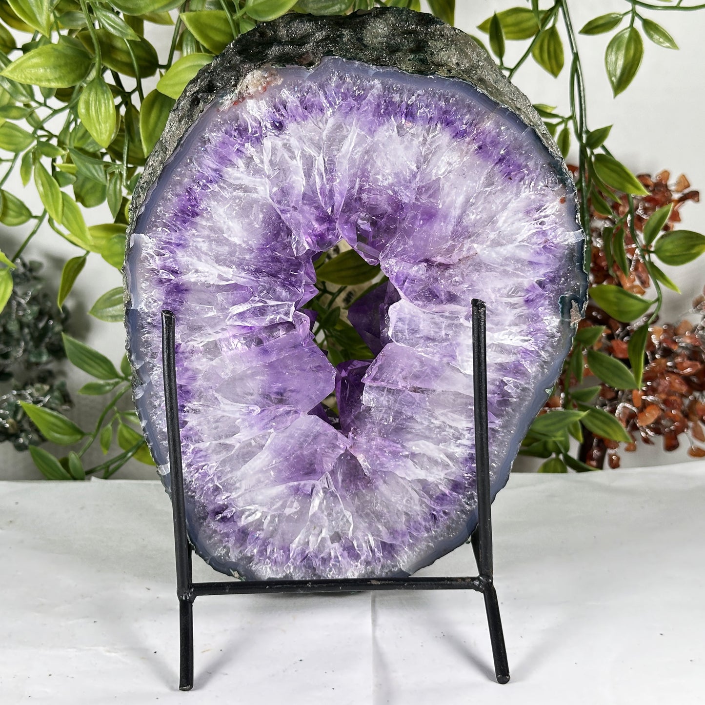 Amethyst Crystal Geode - Gem Avenue Retail