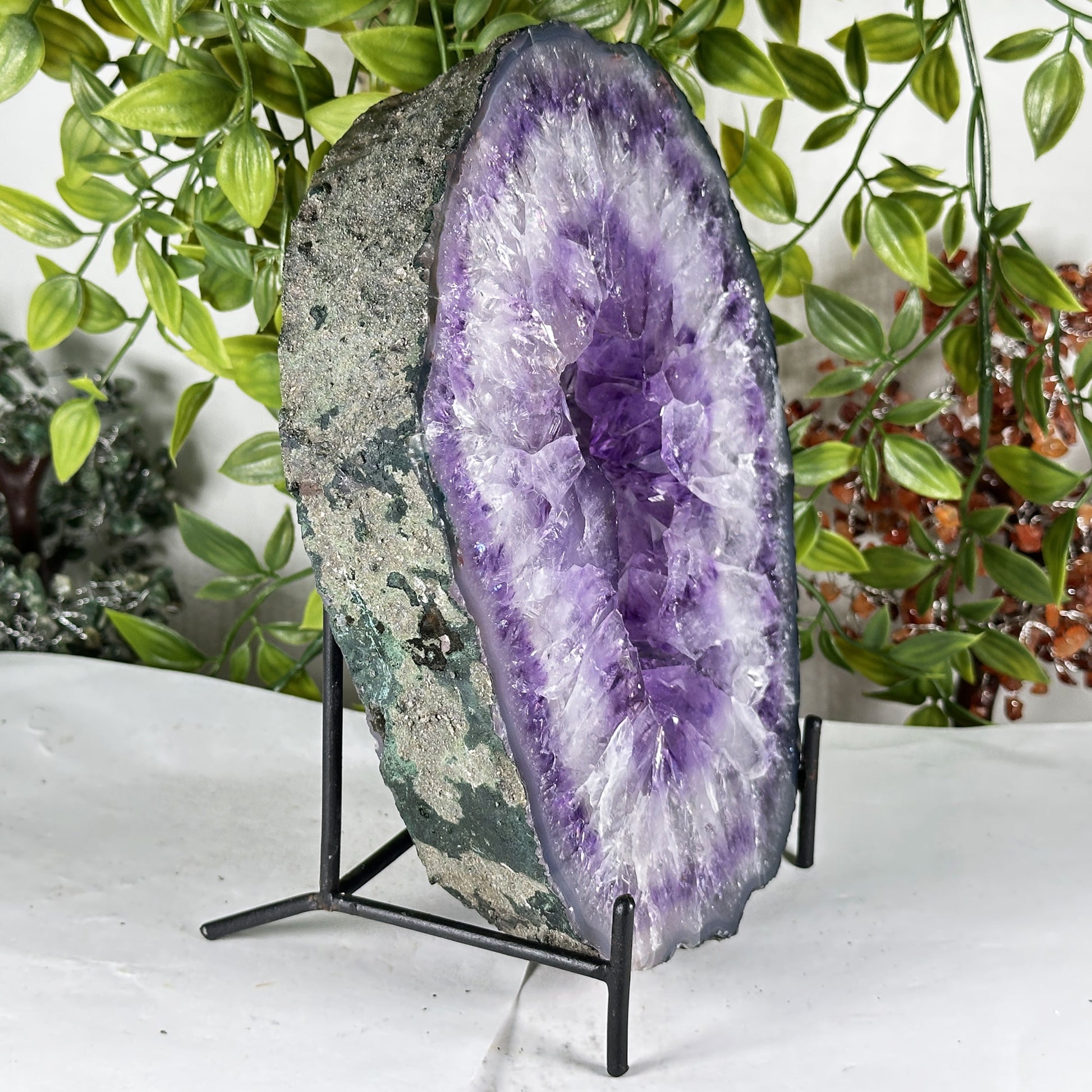 Amethyst Crystal Geode - Gem Avenue Retail
