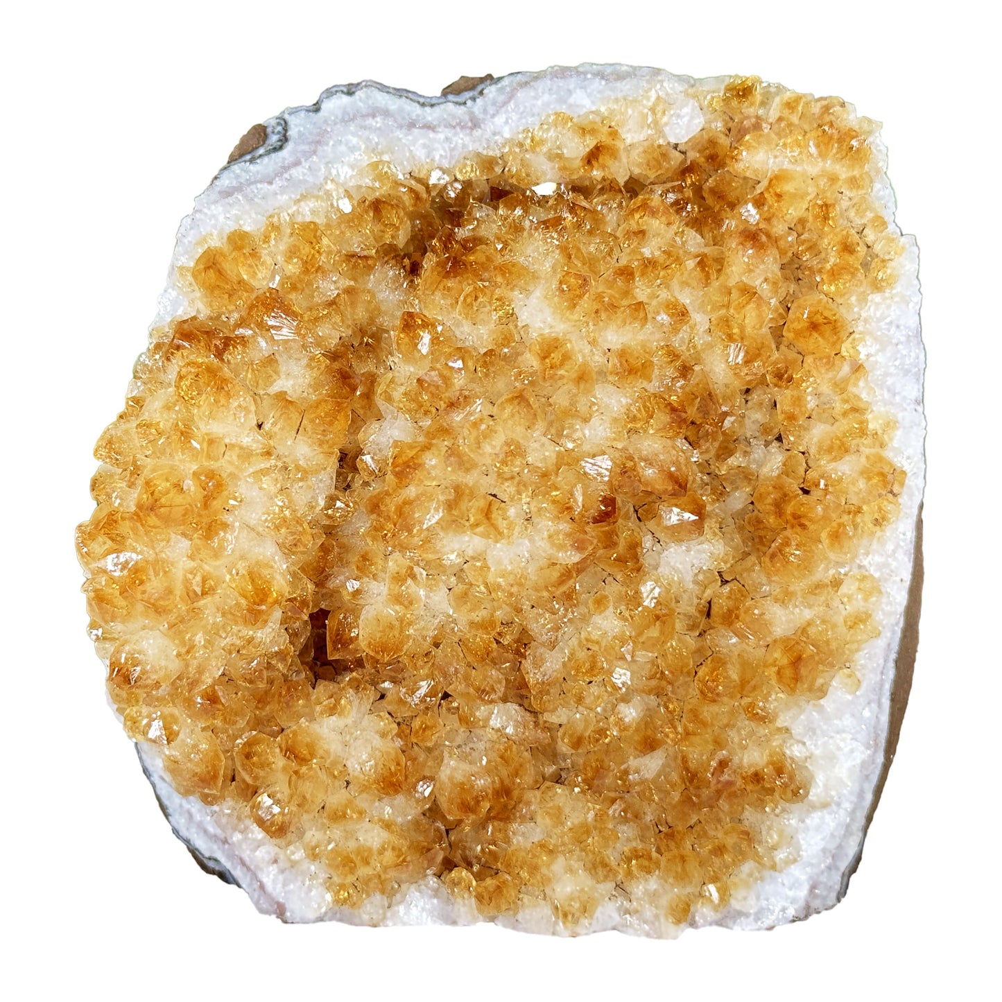 Citrine Crystal Geode - Gem Avenue Retail
