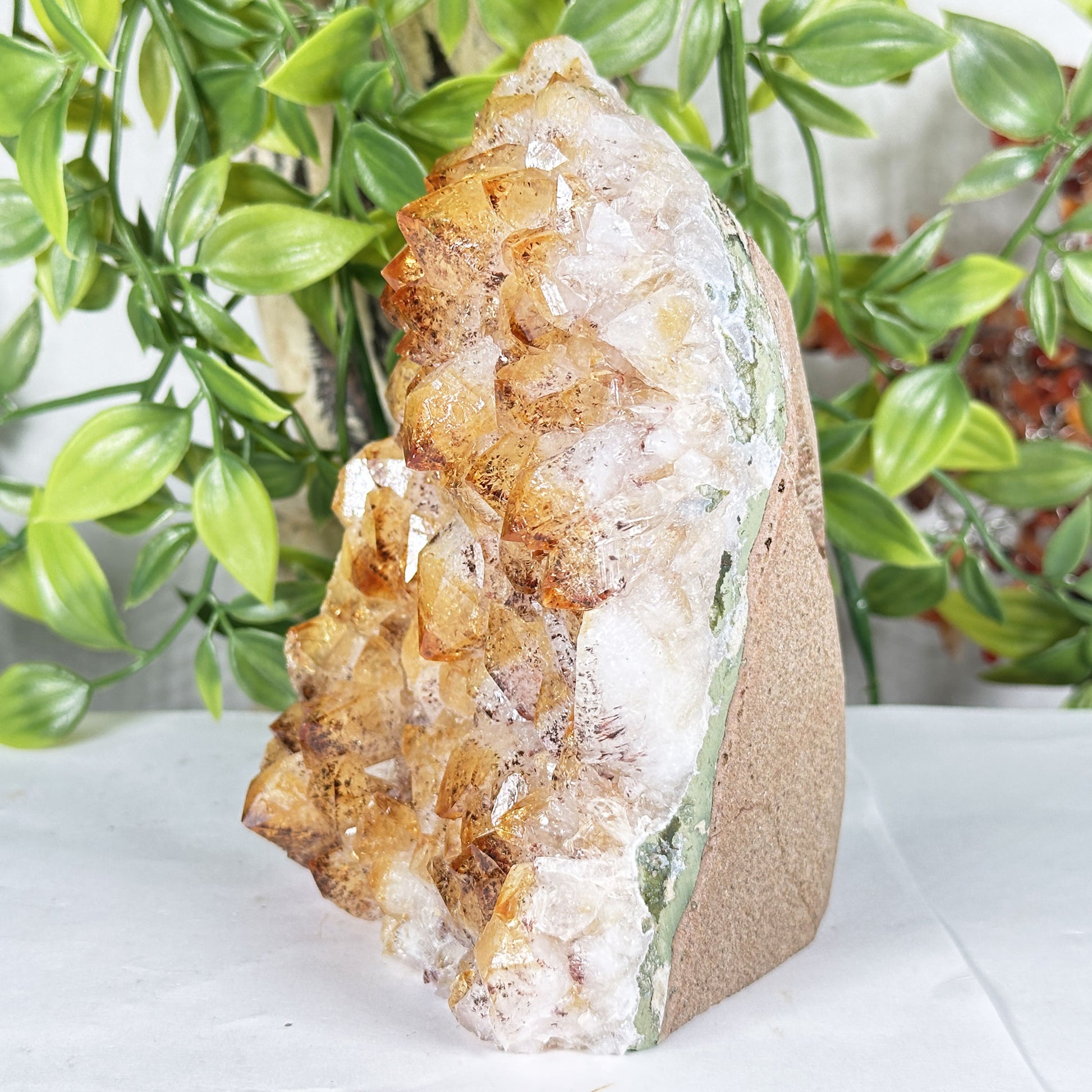 Citrine Crystal Geode - Gem Avenue Retail