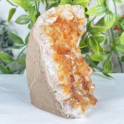 Citrine Crystal Geode - Gem Avenue Retail