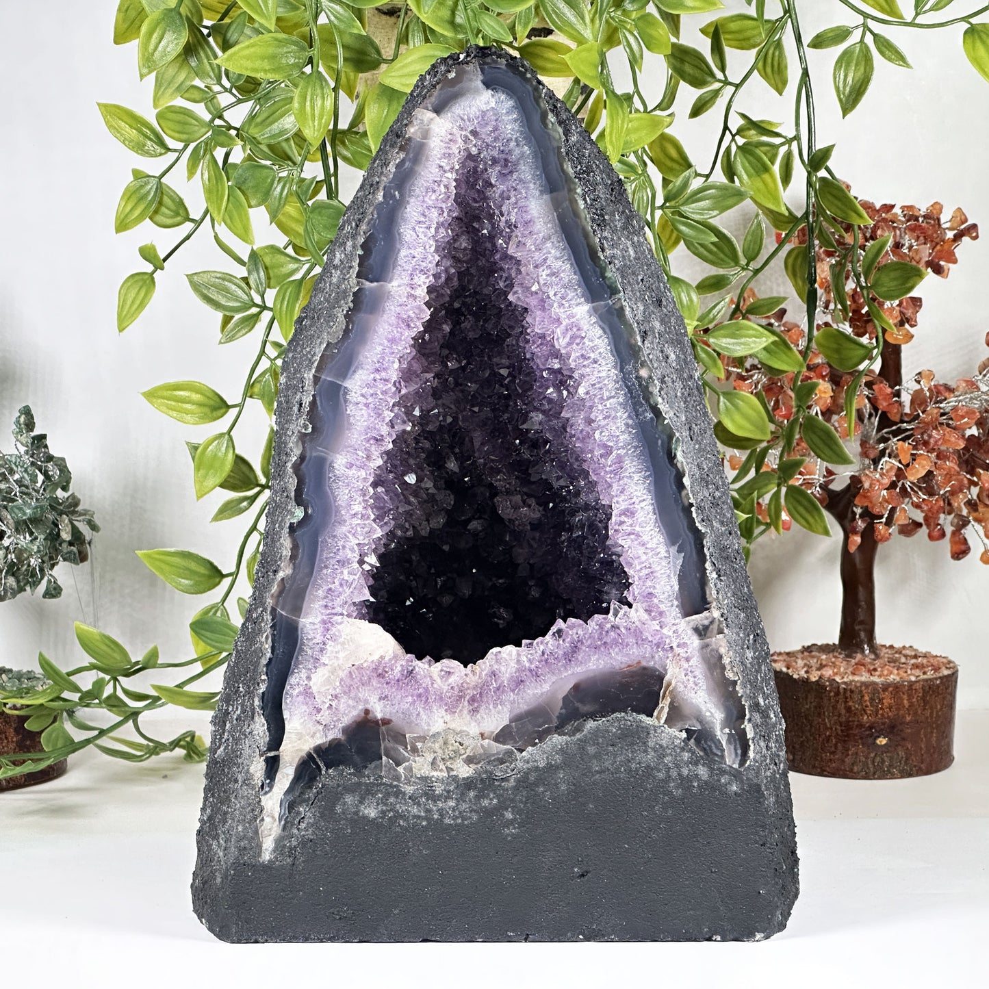 Amethyst Crystal Geode - Gem Avenue Retail