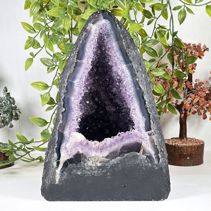 Amethyst Crystal Geode - Gem Avenue Retail
