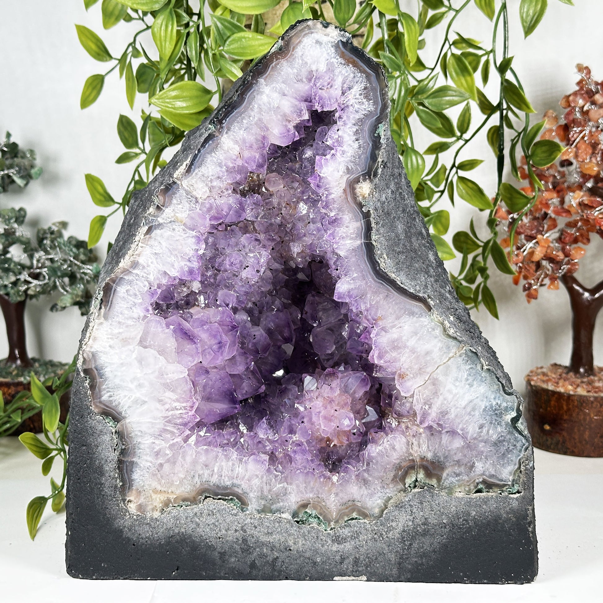 Amethyst Crystal Geode - Gem Avenue Retail