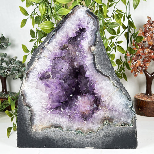 Amethyst Crystal Geode - Gem Avenue Retail