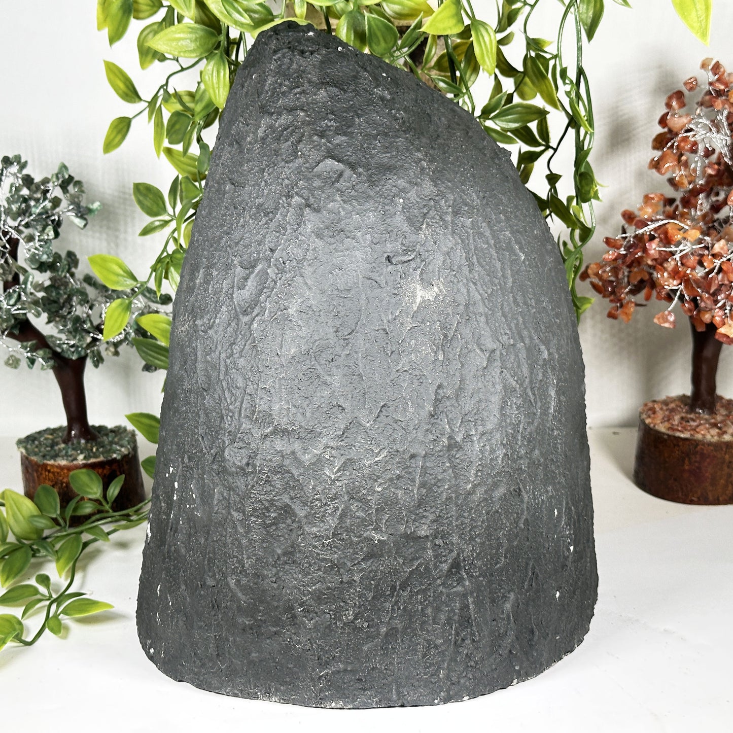 Amethyst Cathedral Geode Deep Purple Crystal Cave Brazil 10.5" Tall