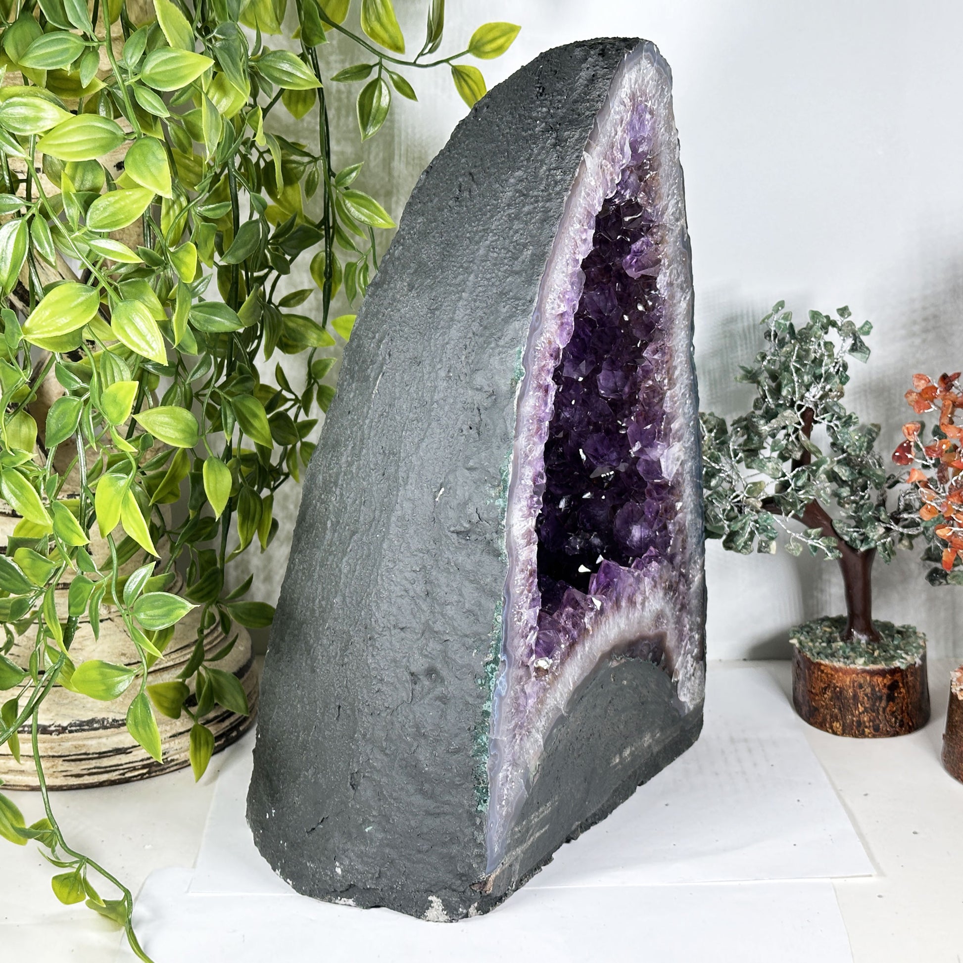 Amethyst Crystal Geode - Gem Avenue Retail