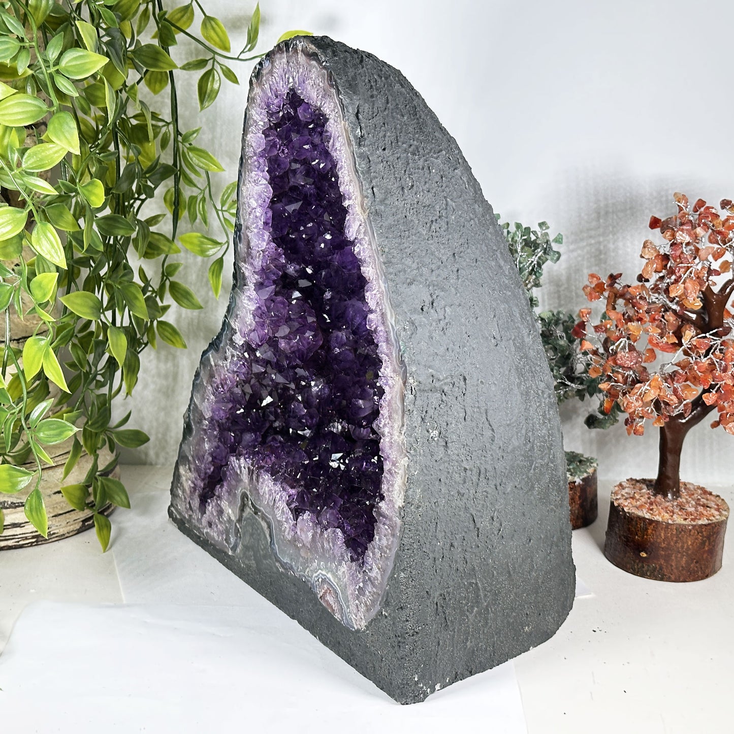 Amethyst Crystal Geode - Gem Avenue Retail