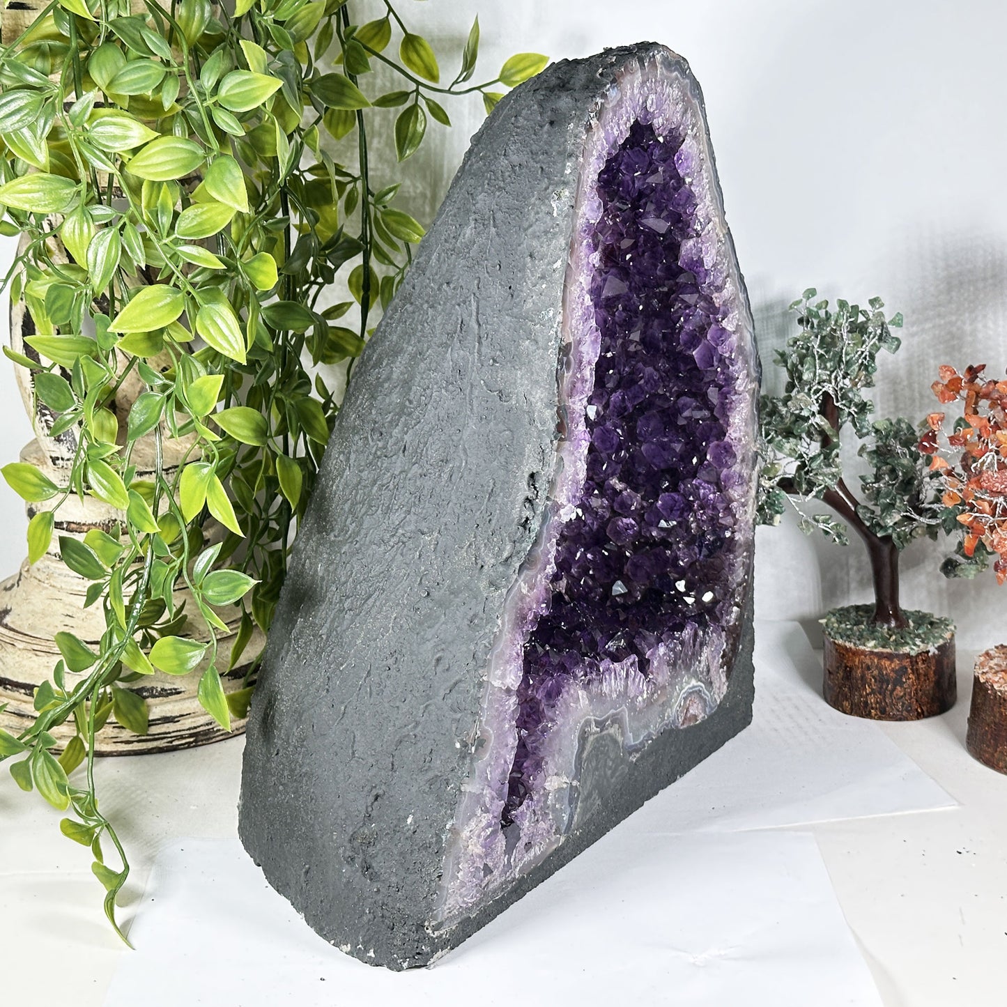 Amethyst Crystal Geode - Gem Avenue Retail
