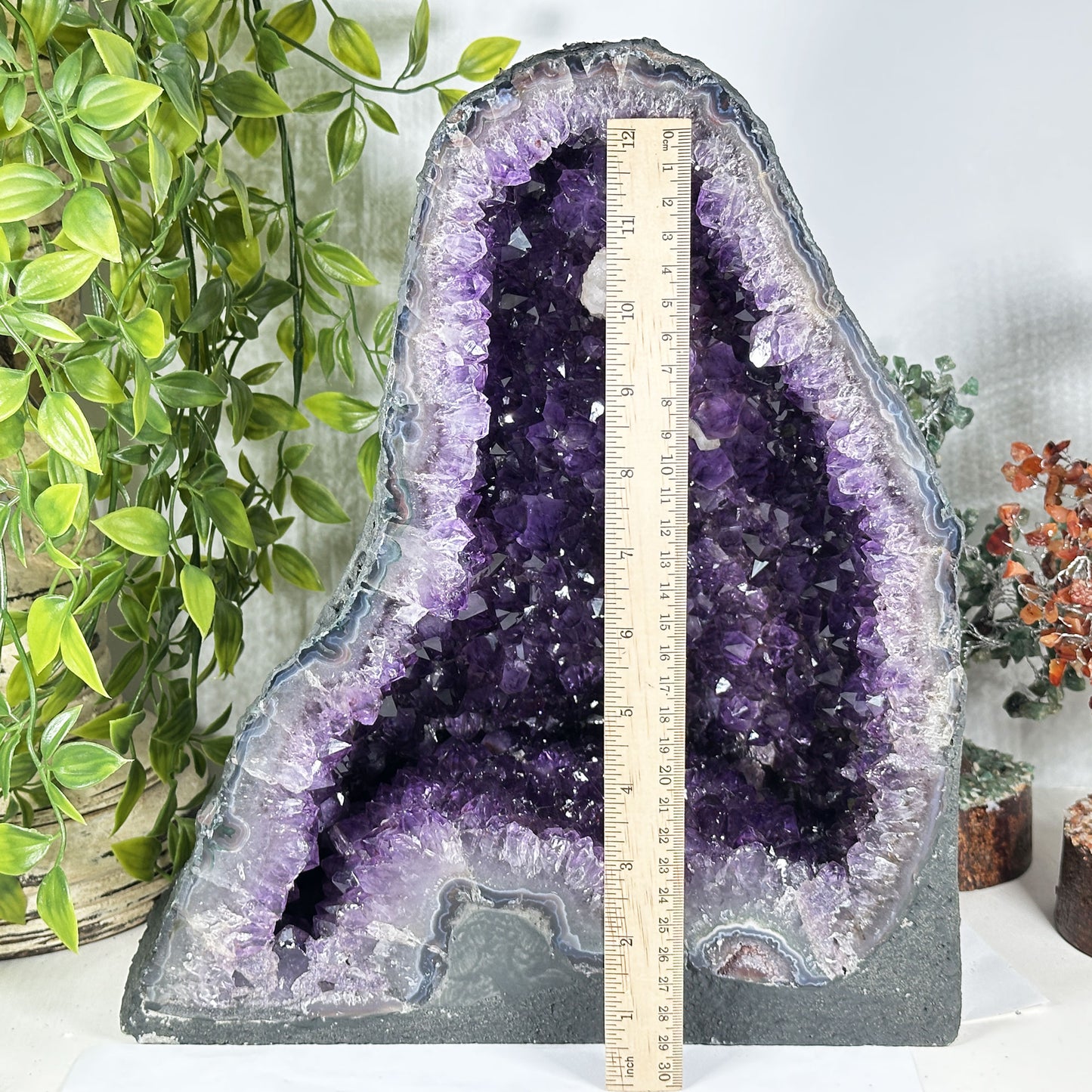 Amethyst Crystal Geode - Gem Avenue Retail
