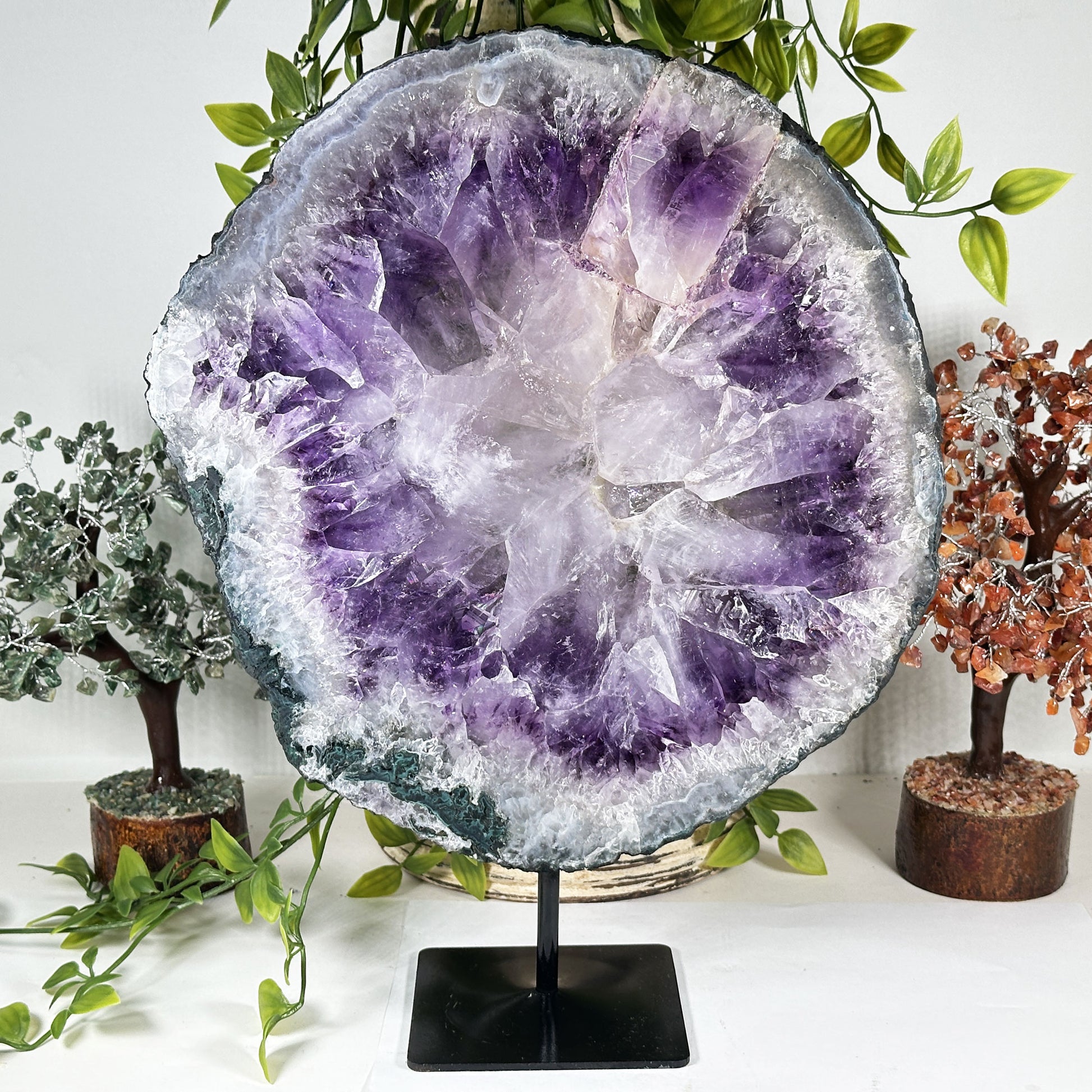 Amethyst Geode Crystal - Gem Avenue Retail