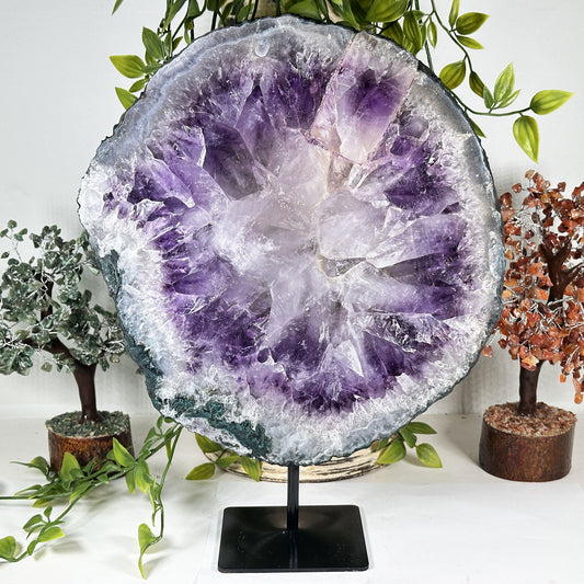 Amethyst Geode Crystal - Gem Avenue Retail