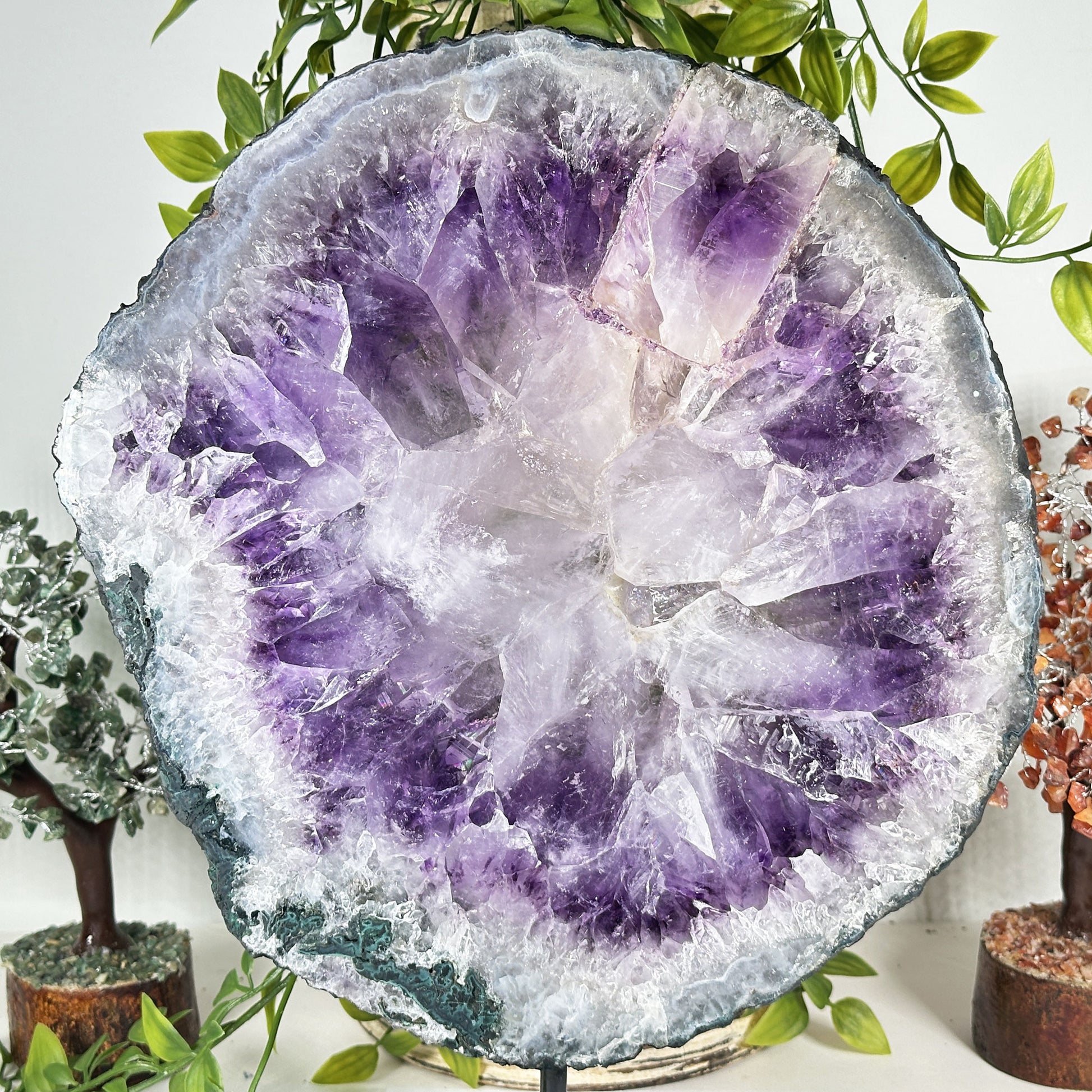 Amethyst Geode Crystal - Gem Avenue Retail