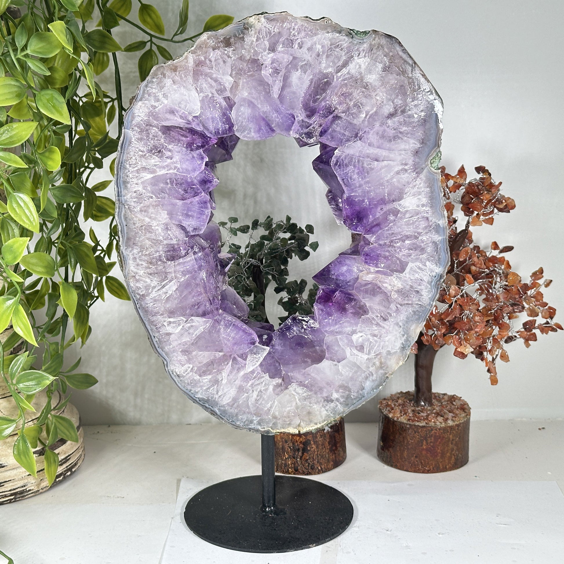 Amethyst Crystal Geode - Gem Avenue Retail