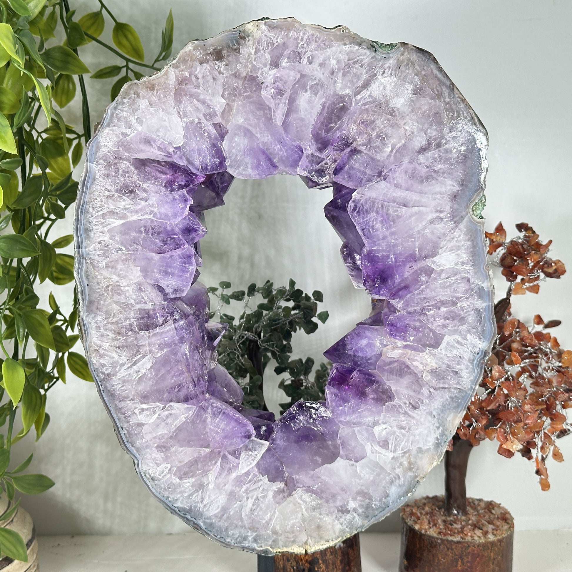 Amethyst Crystal Geode - Gem Avenue Retail