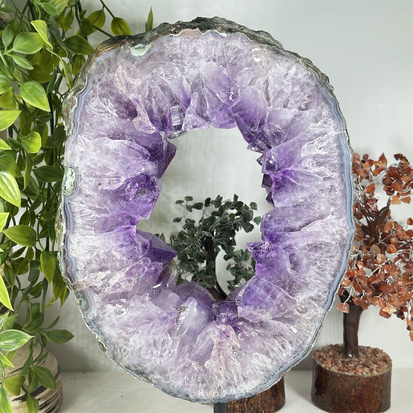 Amethyst Crystal Geode - Gem Avenue Retail
