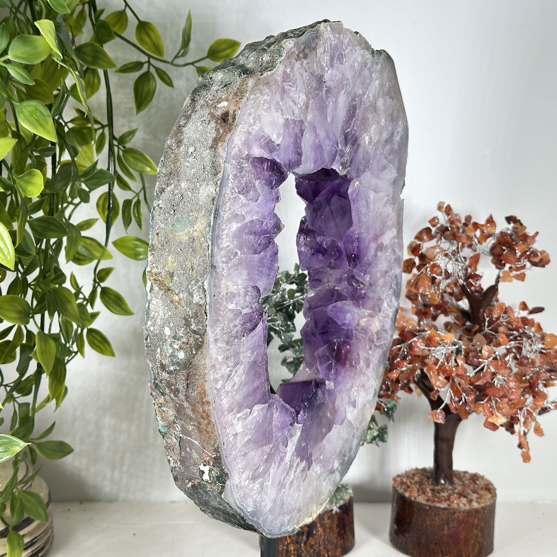 Amethyst Crystal Geode - Gem Avenue Retail