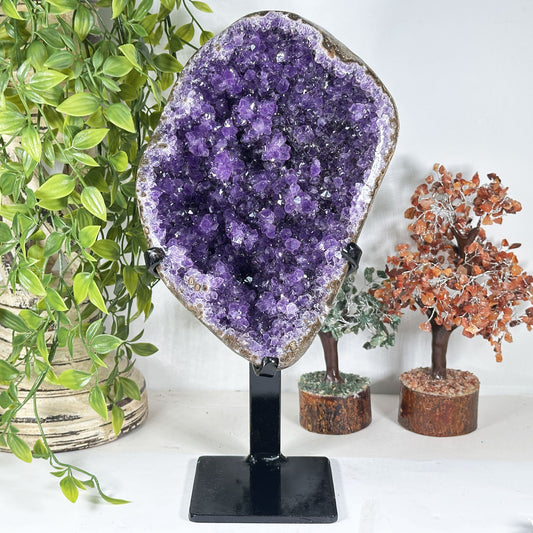 Amethyst Crystal Geode - Gem Avenue Retail