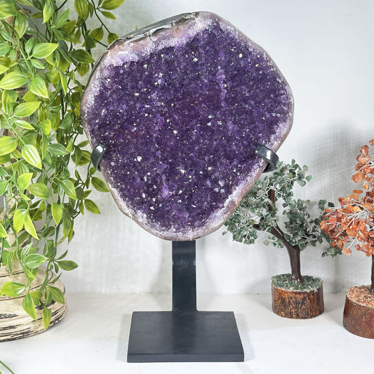Amethyst Crystal Geode - Gem Avenue Retail
