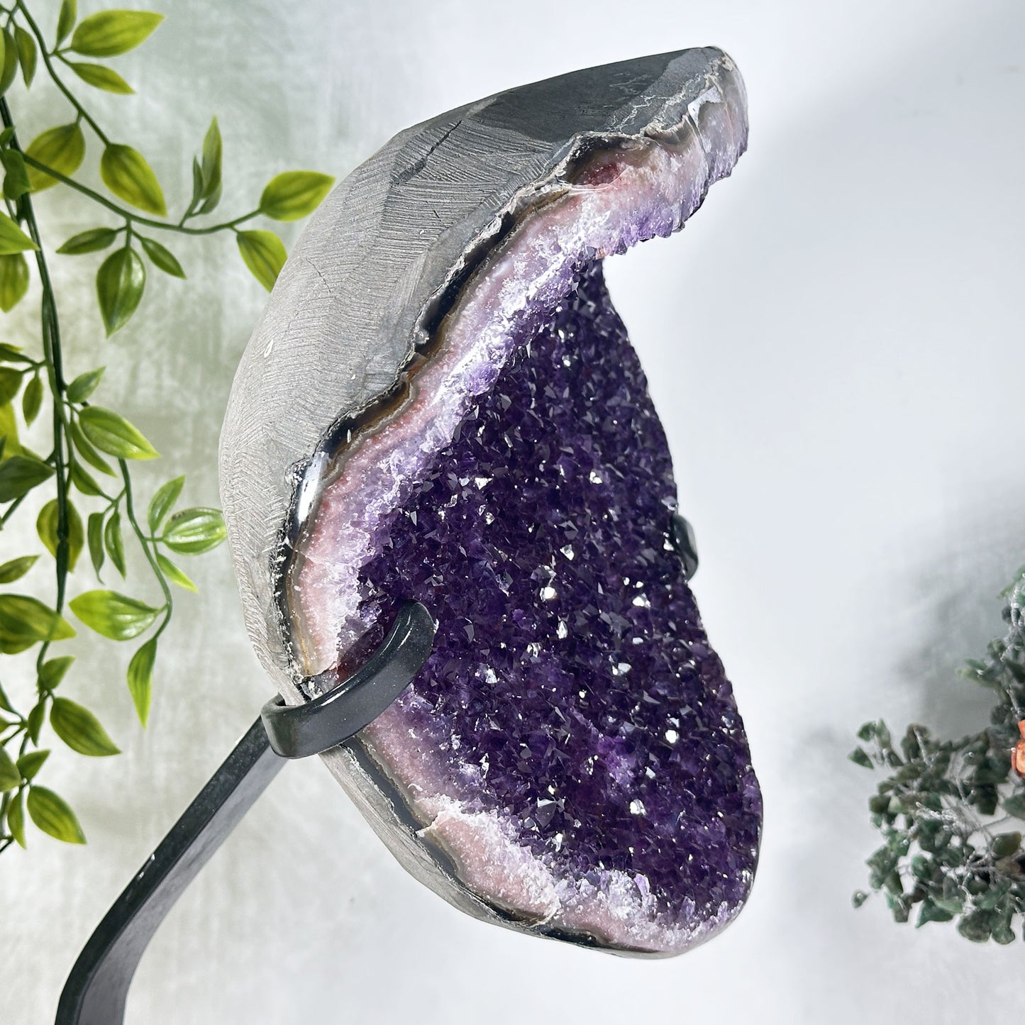 Amethyst Crystal Geode - Gem Avenue Retail