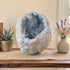 Celestite Geode Blue Crystal Cluster Madagascar 6" Tall