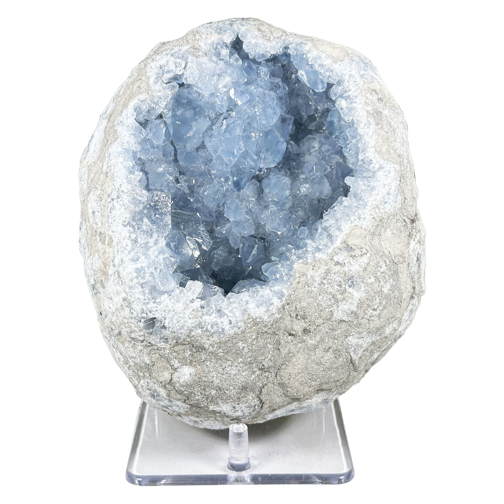 Celestite Geode Crystal - Gem Avenue Retail