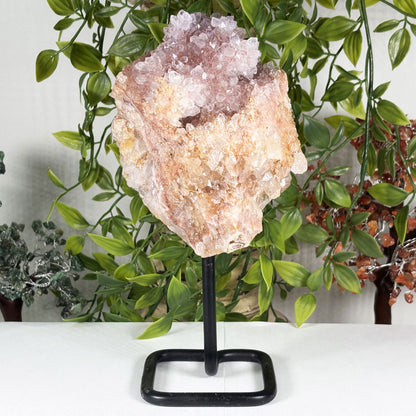 Natural Pink Amethyst Crystal Geode - Gem Avenue Retail