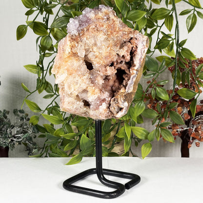 Natural Pink Amethyst Crystal Geode - Gem Avenue Retail