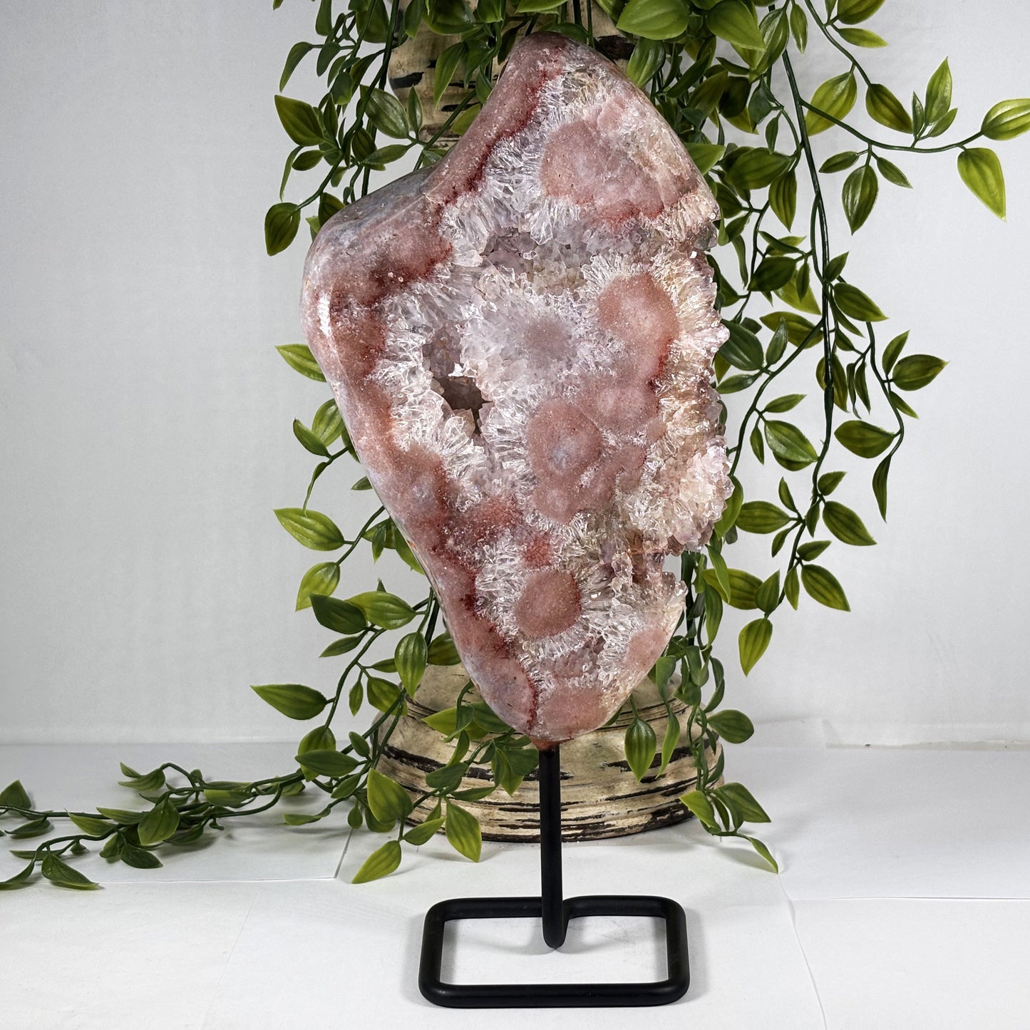 Natural Pink Amethyst Crystal Geode - Gem Avenue Retail