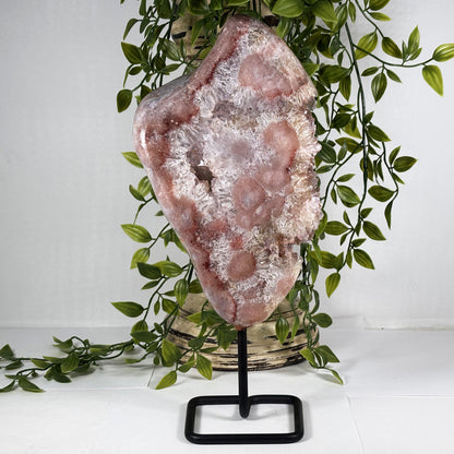 Natural Pink Amethyst Crystal Geode - Gem Avenue Retail