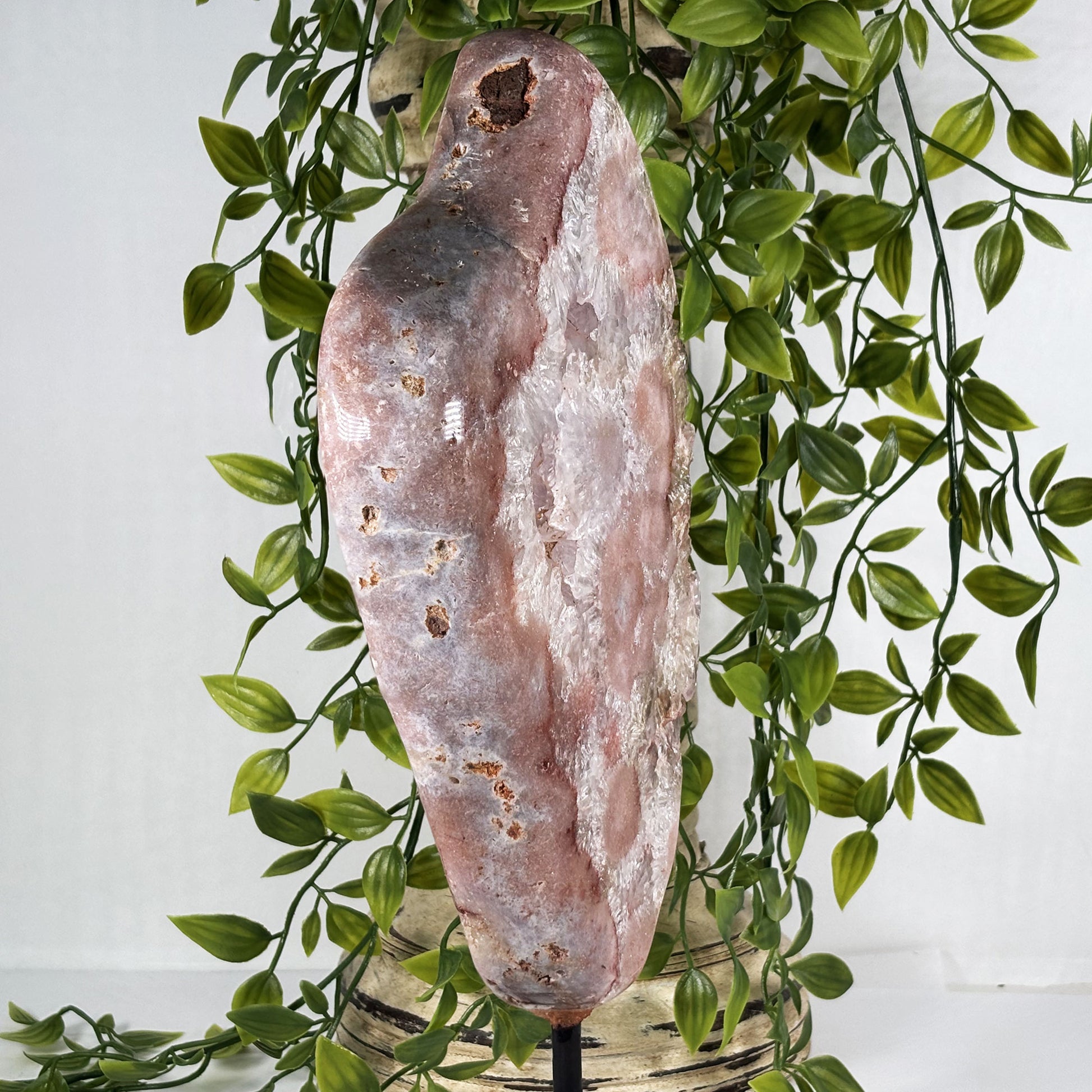 Natural Pink Amethyst Crystal Geode - Gem Avenue Retail