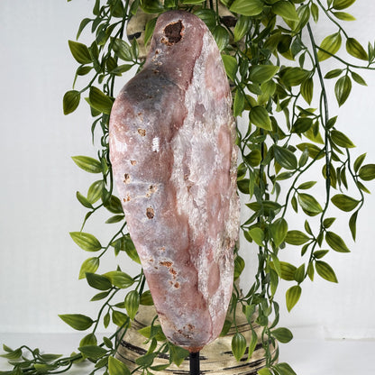 Natural Pink Amethyst Crystal Geode - Gem Avenue Retail