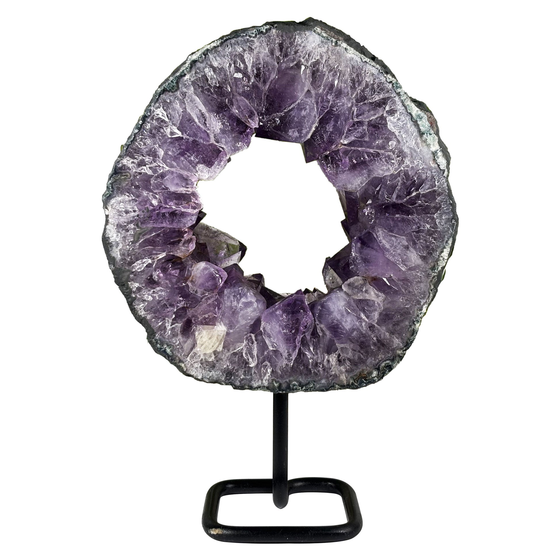 Natural Amethyst Crystal Geode - Gem Avenue Retail