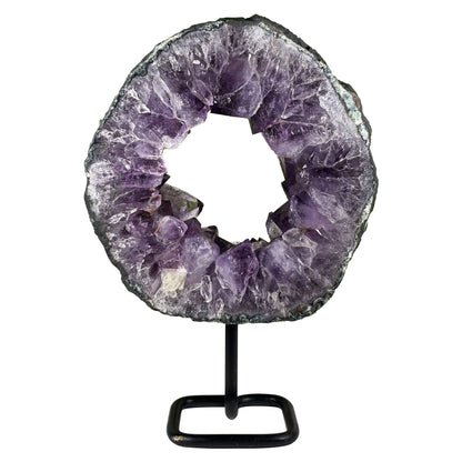 Natural Amethyst Crystal Geode - Gem Avenue Retail