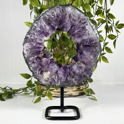 Natural Amethyst Crystal Geode - Gem Avenue Retail