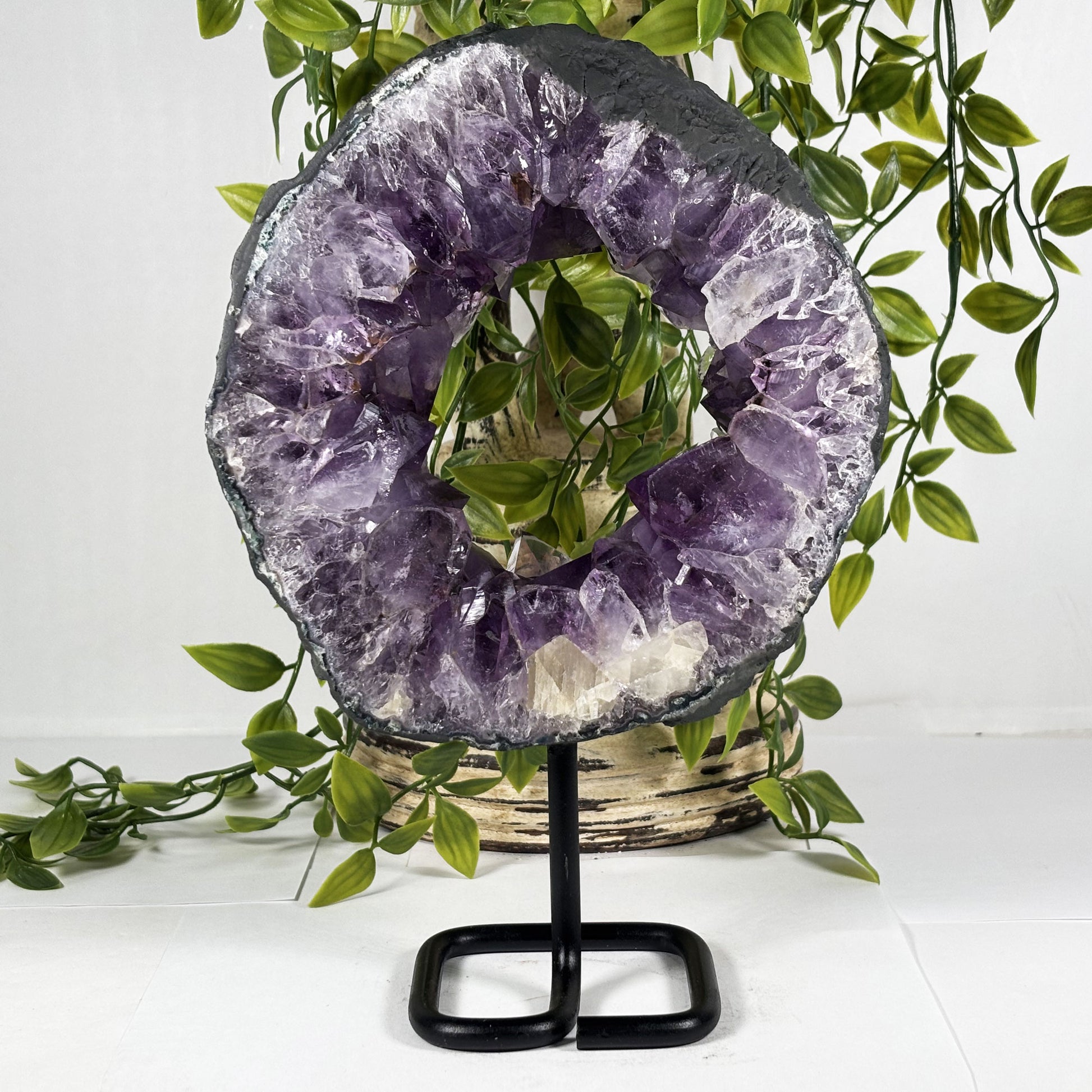 Natural Amethyst Crystal Geode - Gem Avenue Retail