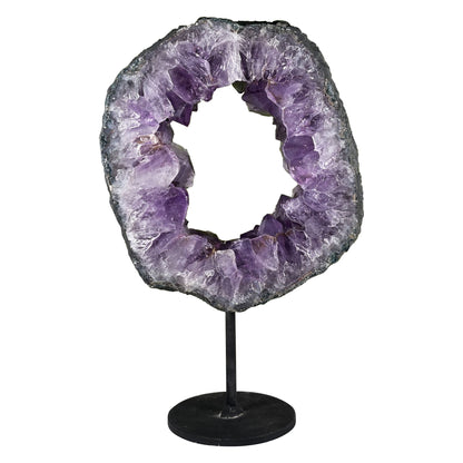 Natural Amethyst Crystal Geode - Gem Avenue Retail
