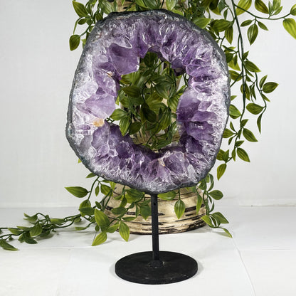 Natural Amethyst Crystal Geode - Gem Avenue Retail
