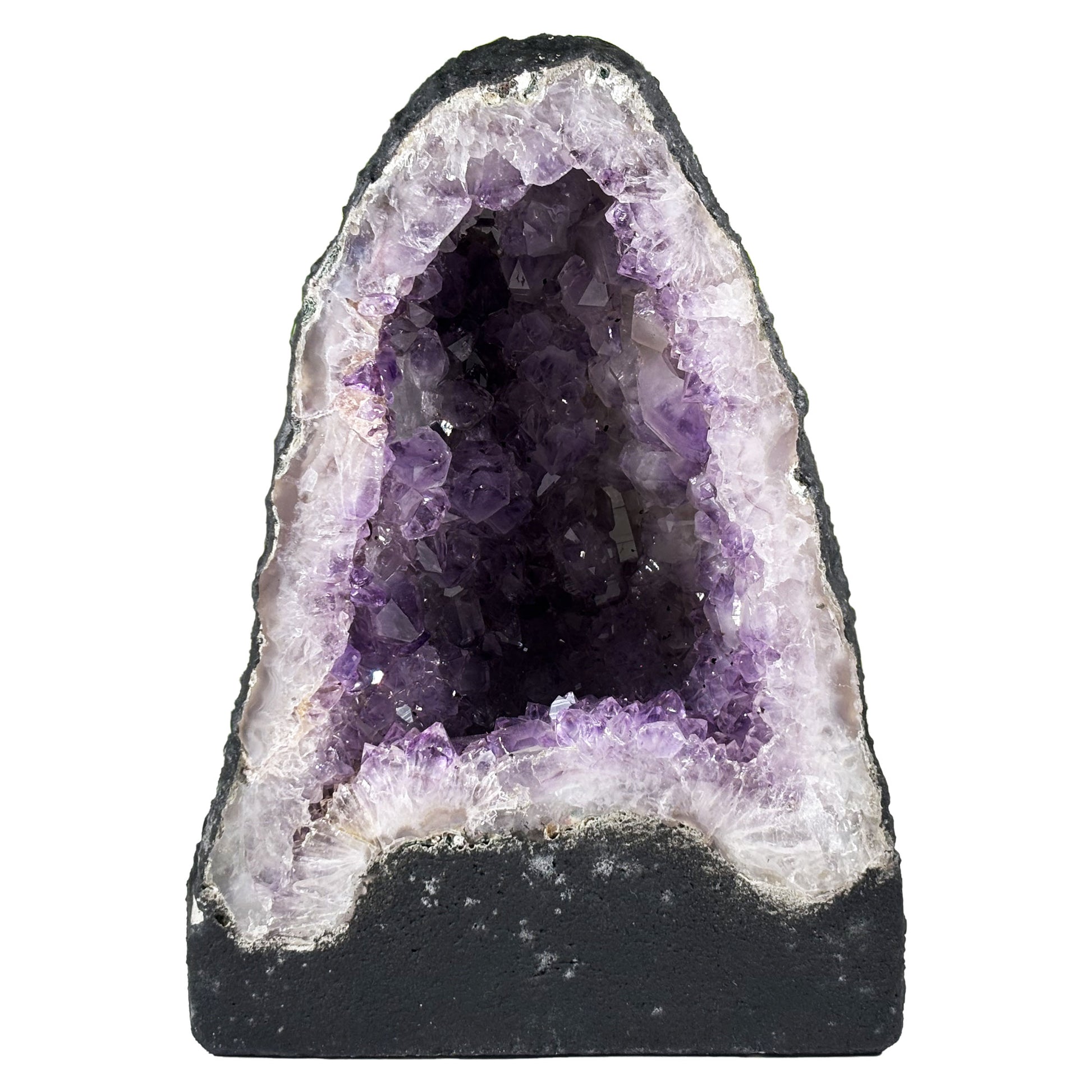 Natural Crystal Amethyst Geode - Gem Avenue Retail