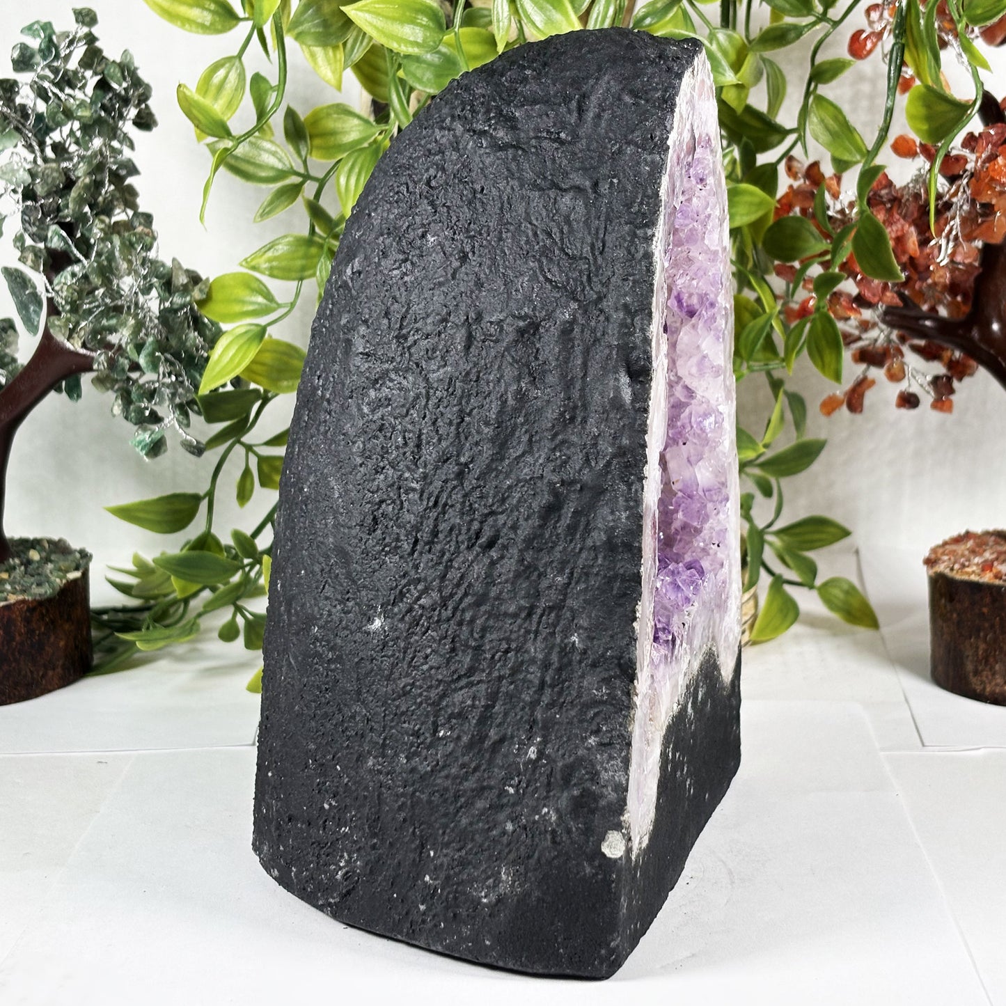 Natural Crystal Amethyst Geode - Gem Avenue Retail
