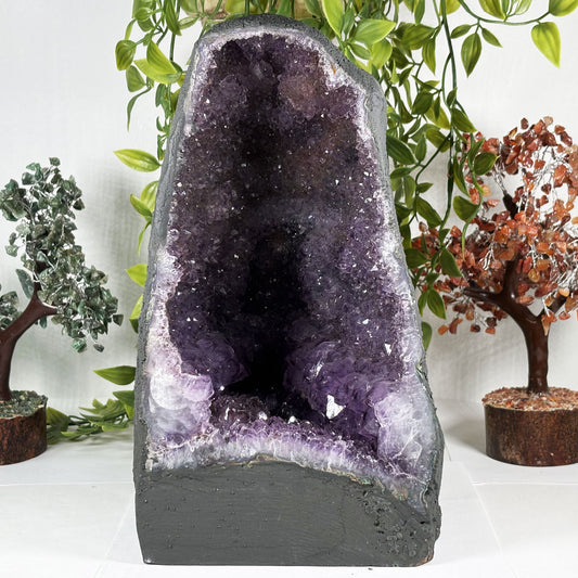 Amethyst Crystal Gem Avenue Geode - Gem Avenue Retail