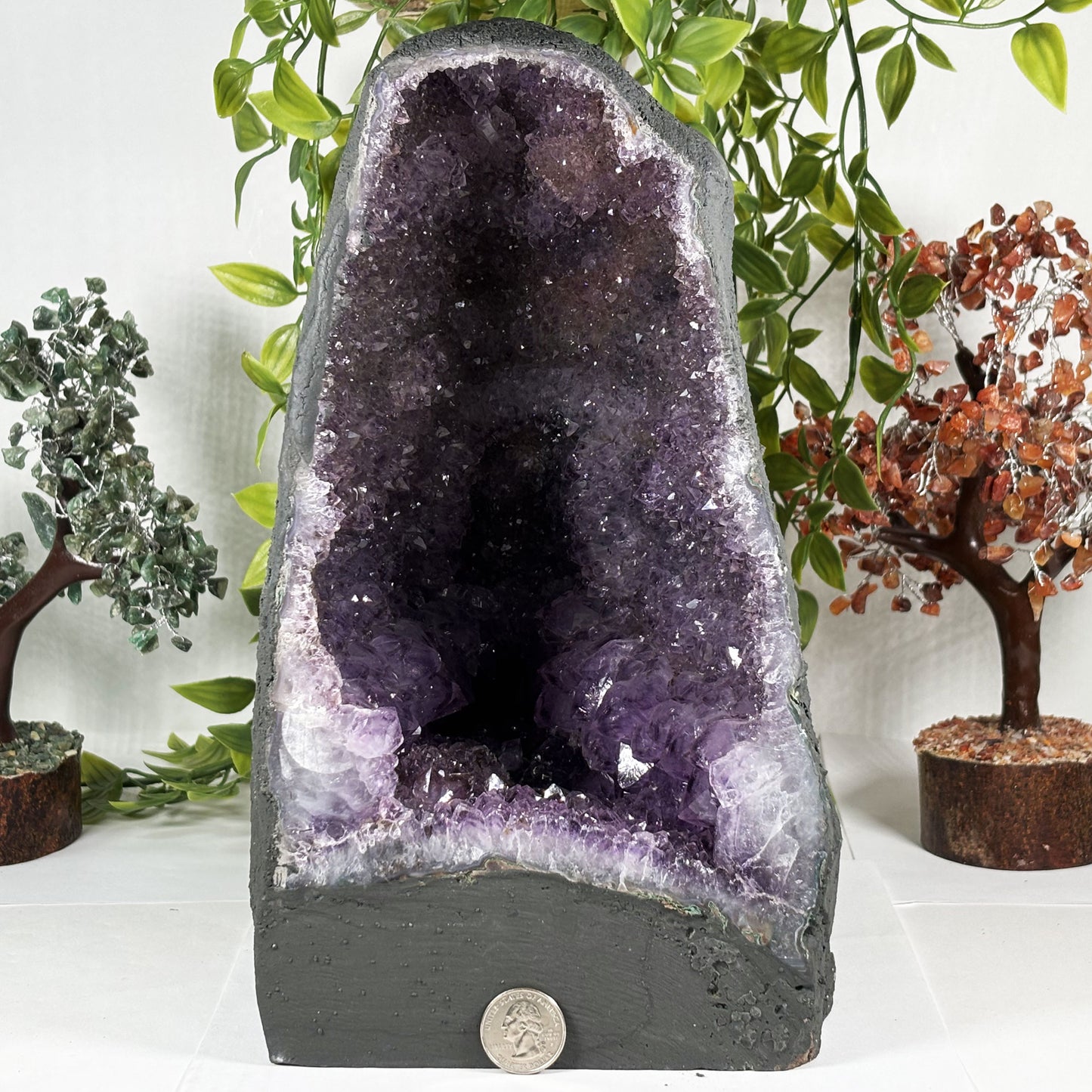 Amethyst Crystal Gem Avenue Geode - Gem Avenue Retail