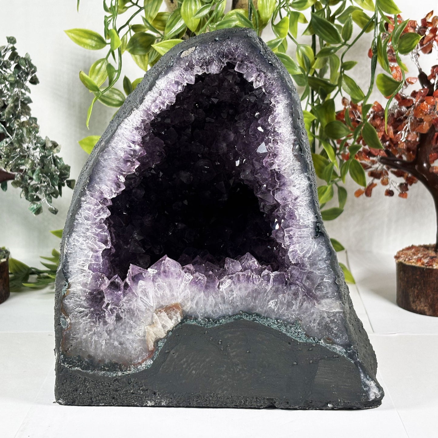 Natural Amethyst Crystal Geode  - Gem Avenue Retail