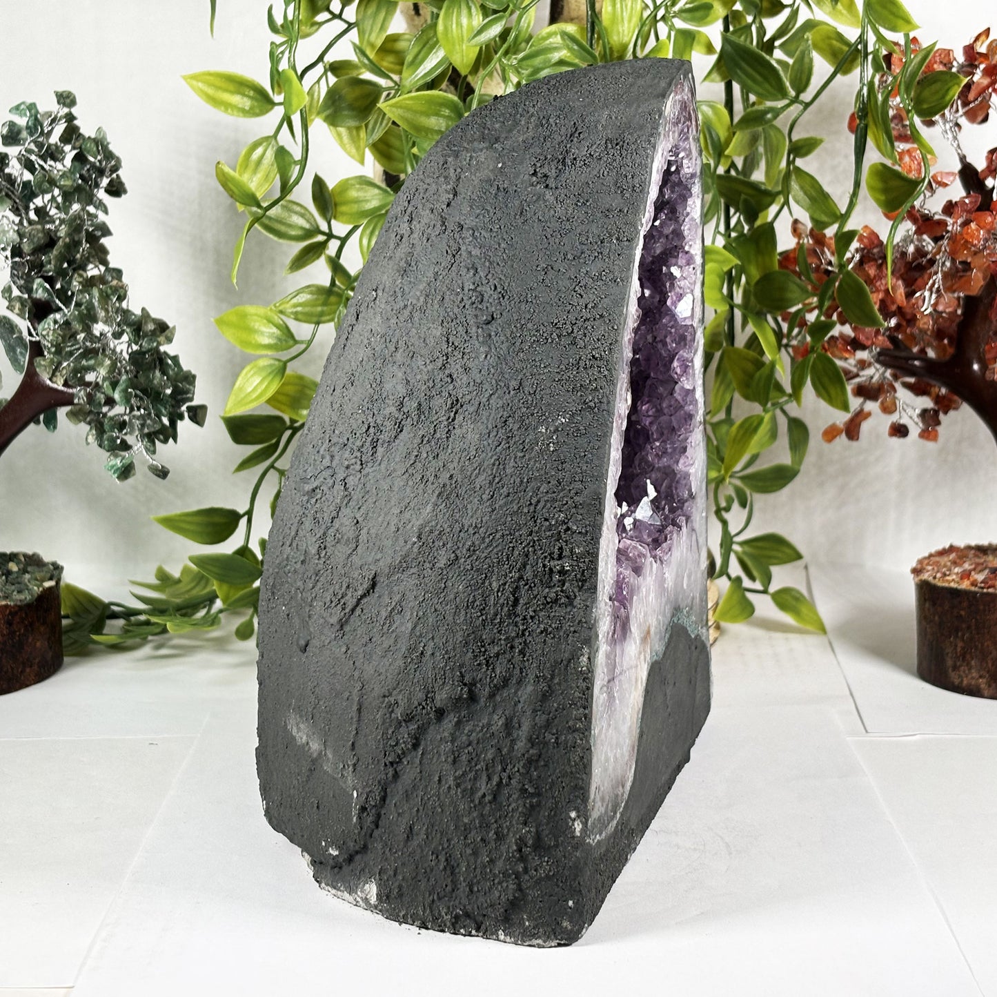 Natural Amethyst Crystal Geode  - Gem Avenue Retail