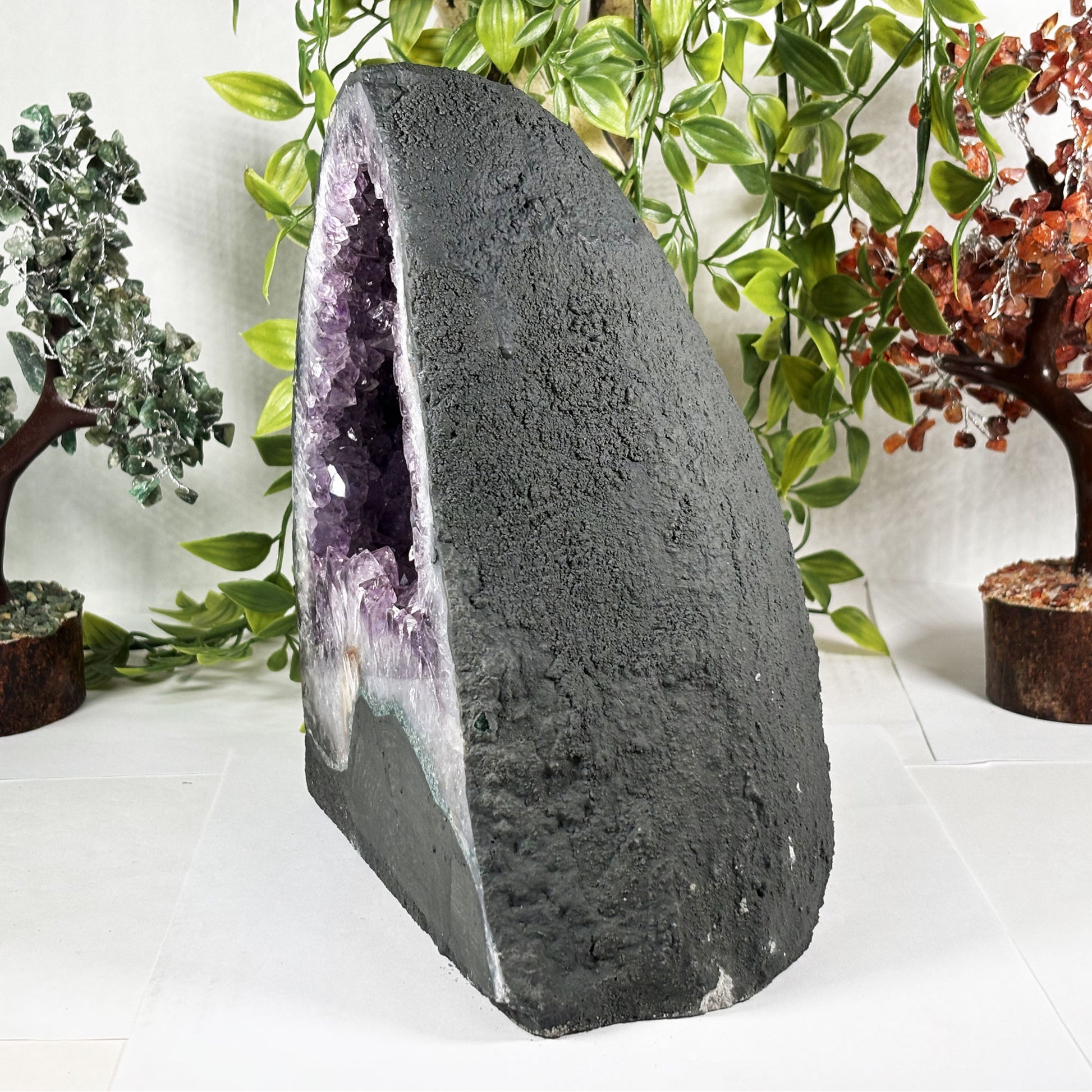 Natural Amethyst Crystal Geode  - Gem Avenue Retail