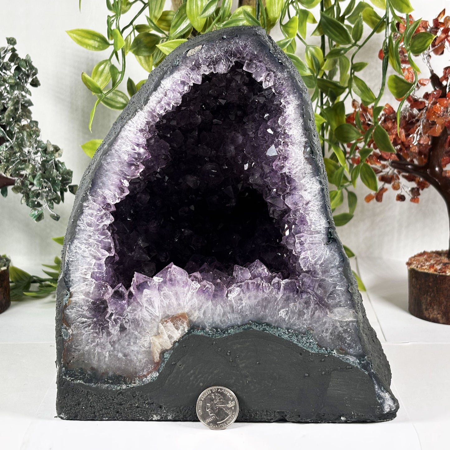 Natural Amethyst Crystal Geode  - Gem Avenue Retail