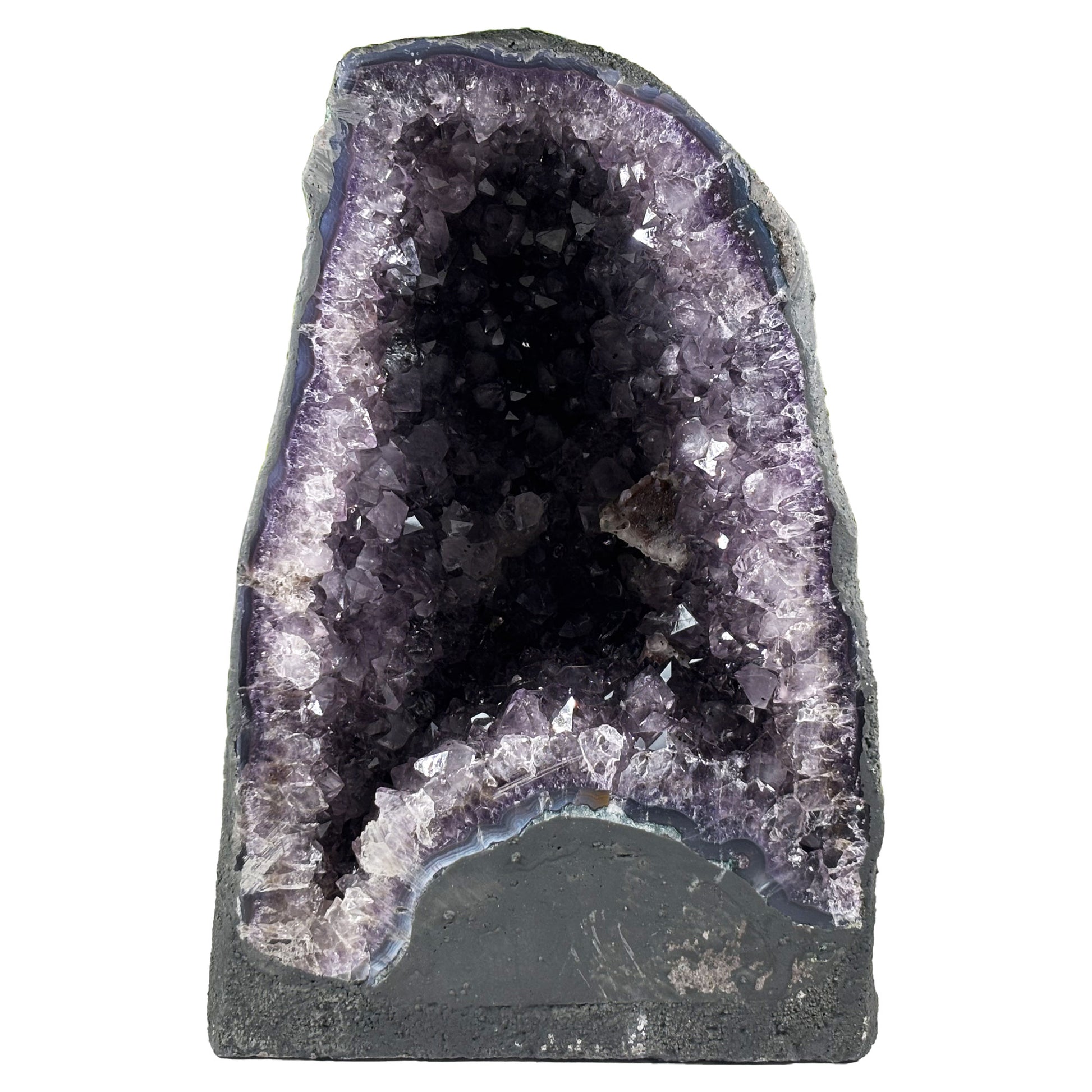 Natural Amethyst Crystal Geode - Gem Avenue Retail